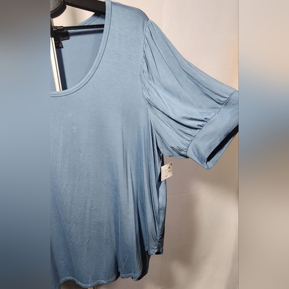 Kare Kane Blue Oversized Short Sleeve T-Shirt - Picture 5 of 10